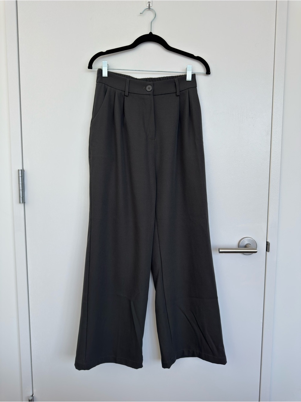 Wide Leg Black Women's Pants